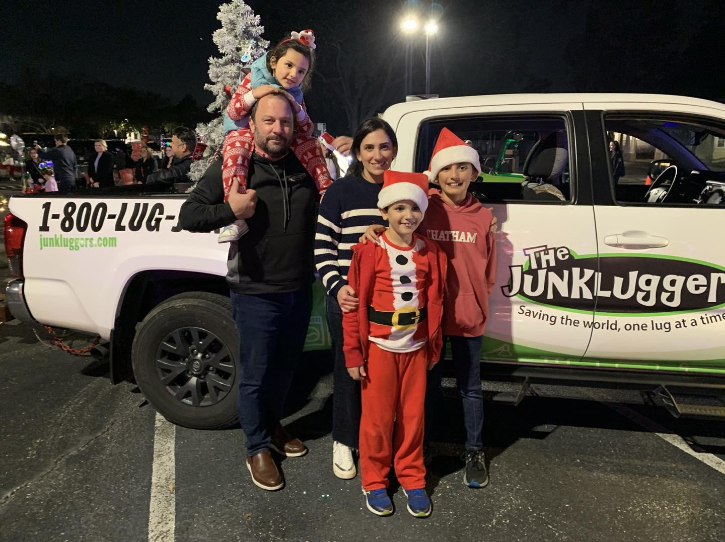 Junkluggers Houston Metro Shines Bright at the Memorial Villages Christmas Light Parade